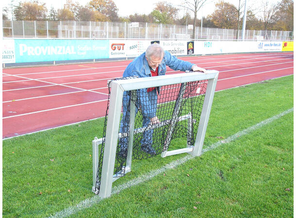 Mini Fotballmål 1,2 x 0,8 m Sammenleggbart - robust